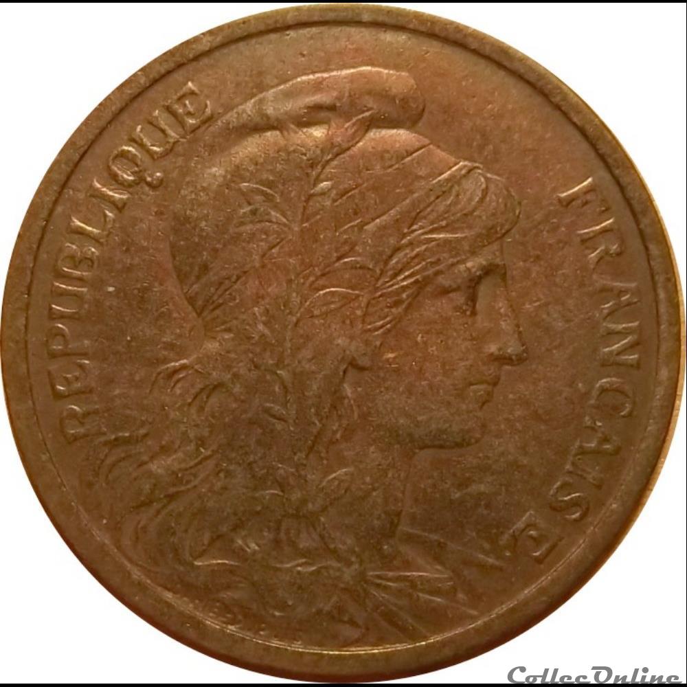 Deux Centimes Daniel Dupuis 1919 monnaie france moderne deux centimes daniel dupuis 1919