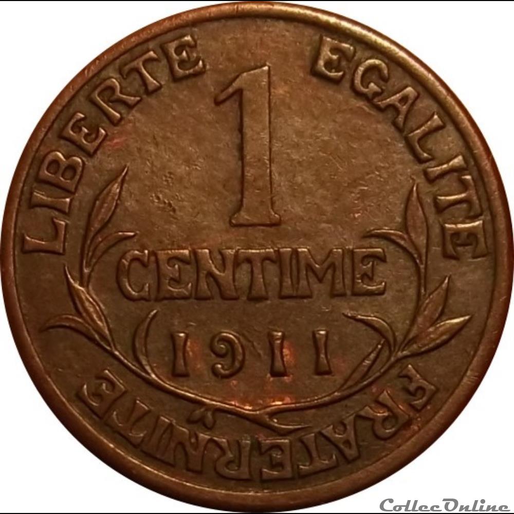 1 Centime Daniel Dupuis 1911 monnaie antique gauloise 1 centime daniel dupuis 1911