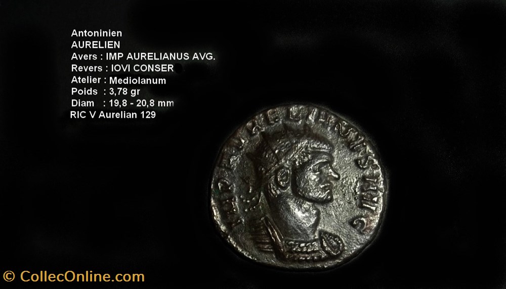 monnaies antiques romaines republicaines imperiales aurelien antoninien