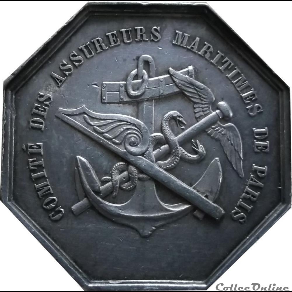 ASSURANCES Les Assureurs maritimes / Comité de Paris n.d monnaie monde pologne assurances les assureurs maritimes comite de paris n d