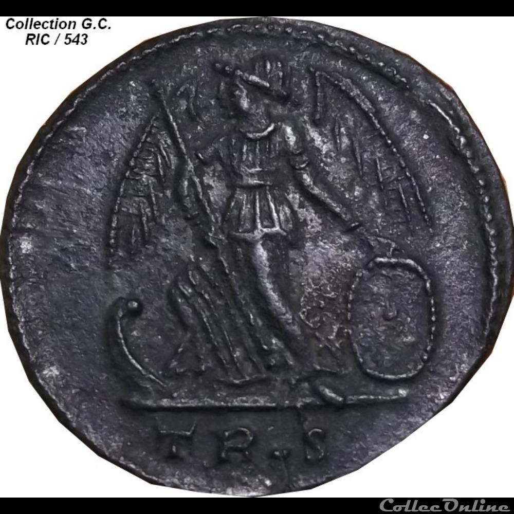CONSTANTINOPOLIS RIC 543 monnaie antique romaine constantinopolis ric 543