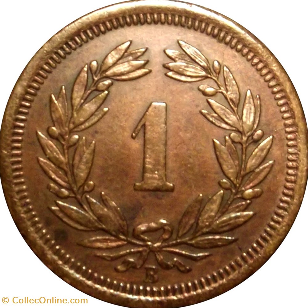 SUISSE 1 Centime (Rappen) 1894 Berne monnaies europe medievale suisse 1 centime rappen 1894 berne