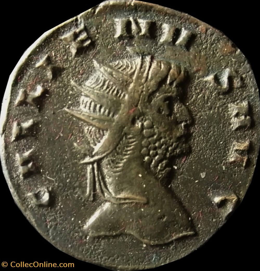 Gallien (Publius Licinius Egnatius Gallienus) RIC 221 monnaies antiques romaines republicaines imperiales gallien publius licinius egnatius gallienus ric 221