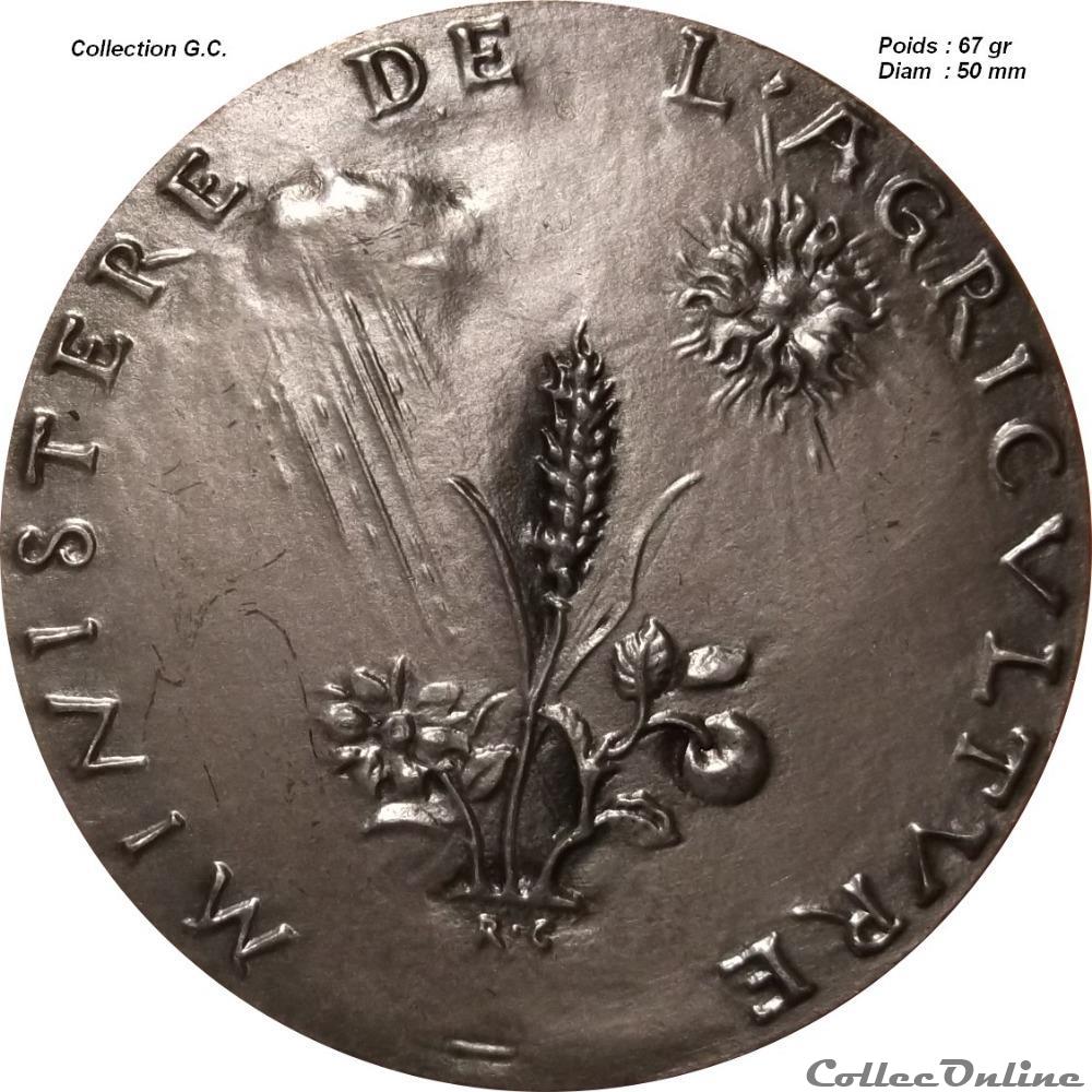 Numismatique Agricole medaille france commune de numismatique agricole