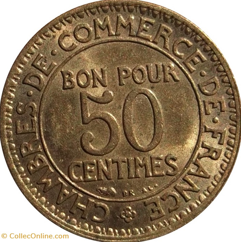 50 centimes Chambres de Commerce 1926 Paris F.191/8 monnaies 50 centimes chambres de commerce 1926 paris f 191 8