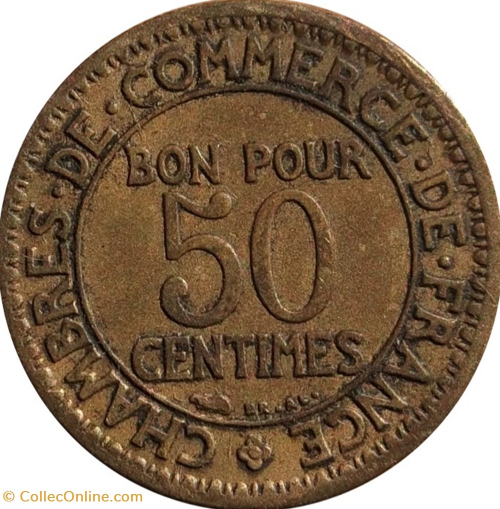 50 centimes Chambres de Commerce 1929 Paris F.191/11 monnaies 50 centimes chambres de commerce 1929 paris f 191 11