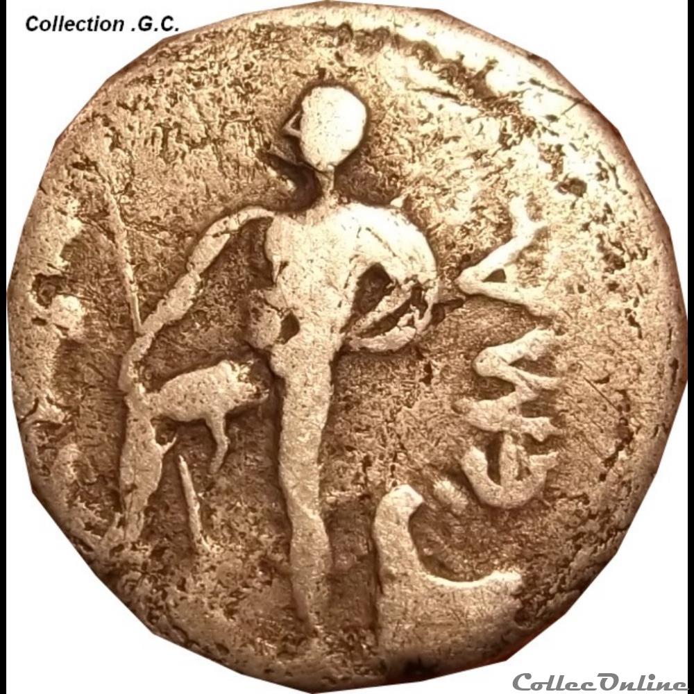 monnaies antiques romaines republicaines imperiales denier de la republique poblicia