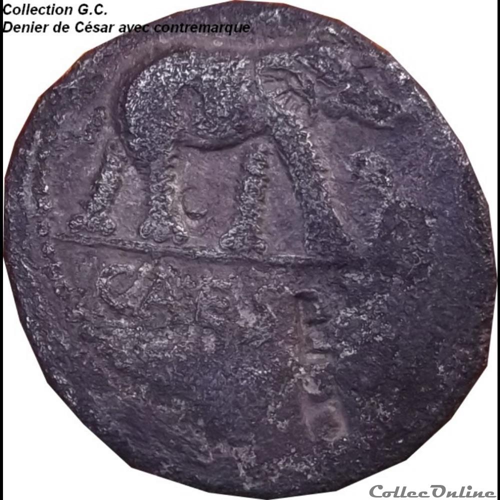 Jules César monnaie antique romaine jules cesar