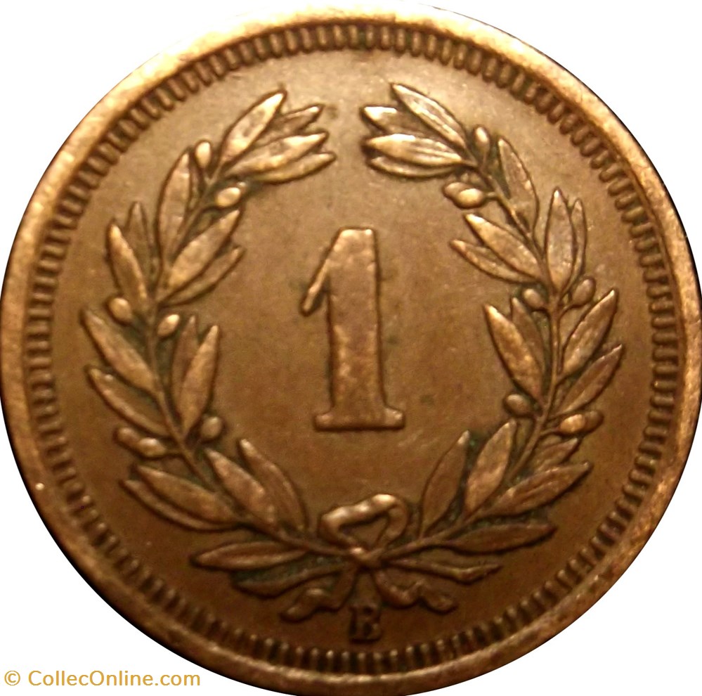 SUISSE 1 Centime (Rappen) Croix Suisse 1929 Berne monnaies europe medievale suisse 1 centime rappen croix suisse 1929 berne