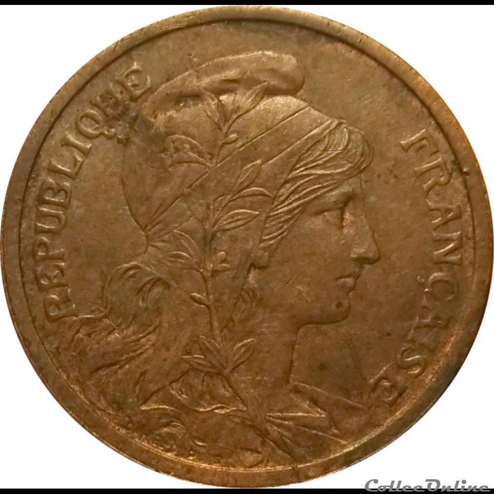 Deux Centimes Daniel Dupuis 1902 monnaie france moderne deux centimes daniel dupuis 1902