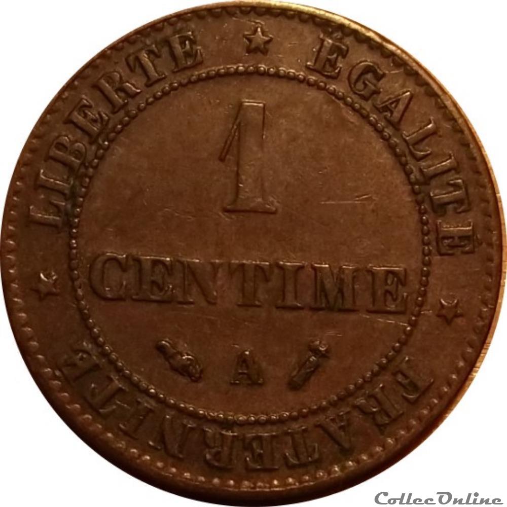 monnaie antique romaine 1 centime ceres 1891 a