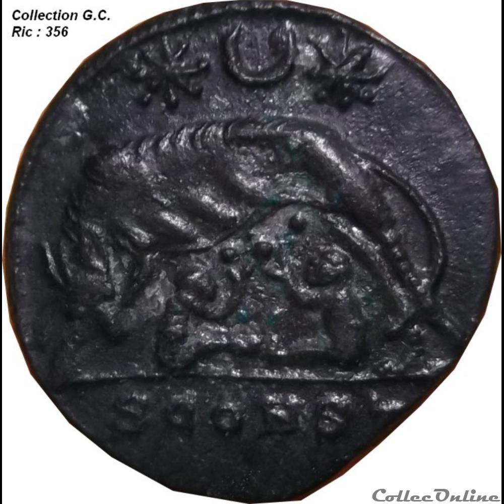 monnaie antique romaine rome les louves ric 356