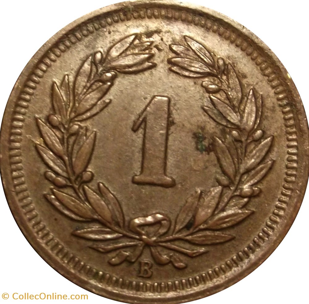 SUISSE 1 Centime (Rappen) Croix Suisse 1941 Berne monnaies europe medievale suisse 1 centime rappen croix suisse 1941 berne