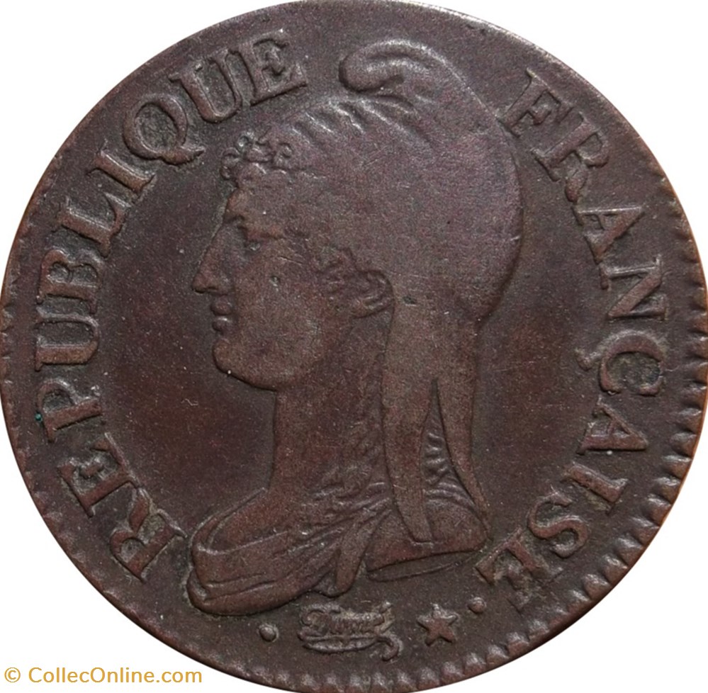 Cinq centimes Dupré, grand module 1797 Paris F.115/1 monnaies cinq centimes dupre grand module 1797 paris f 115 1