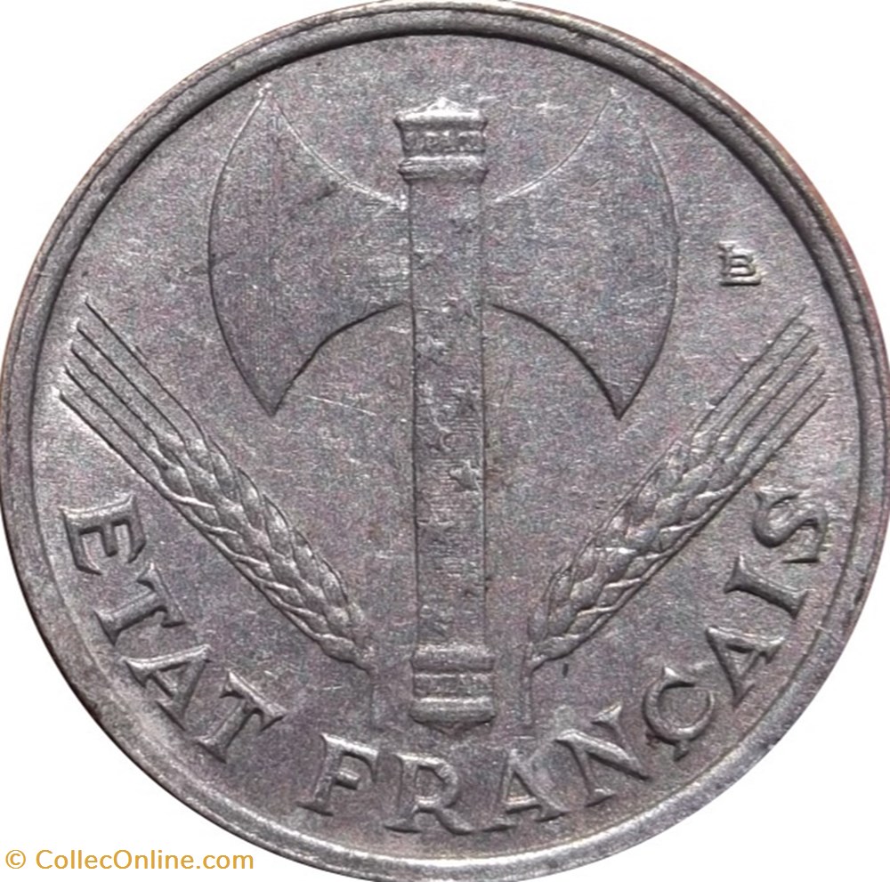 50 centimes Francisque, légère 1944 F.196/3 monnaies 50 centimes francisque legere 1944 f 196 3