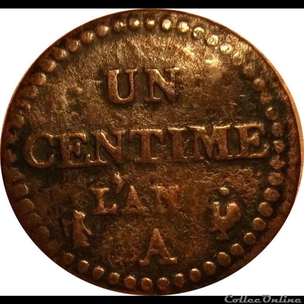 1 CENTIME DUPRE monnaie antique romaine 1 centime dupre