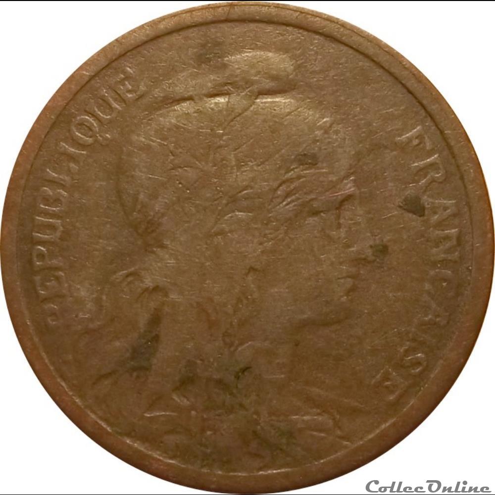 Deux Centimes Daniel Dupuis 1910 monnaie france moderne deux centimes daniel dupuis 1910