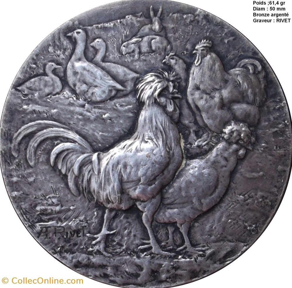 medailles medaille comice agricole de toulouse
