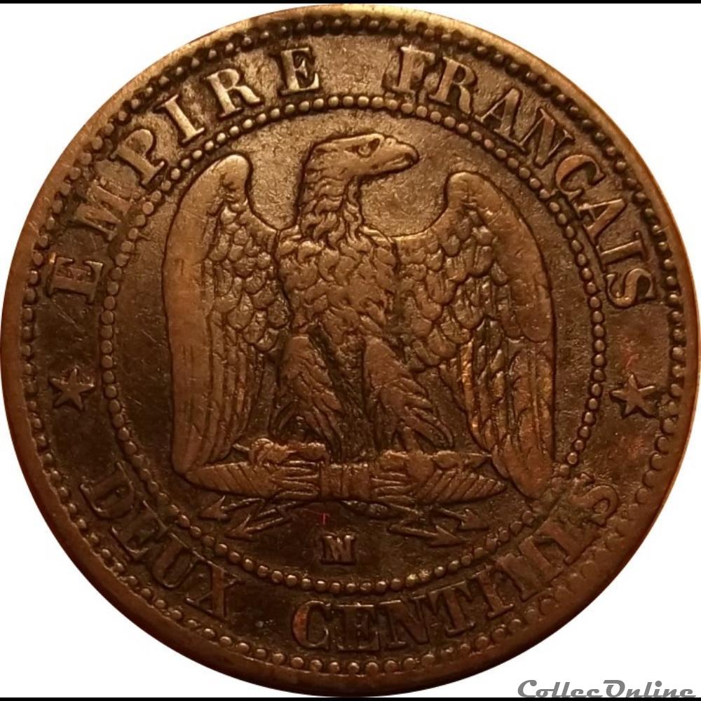 2 Centimes Napoléon III Tête Nue 1856 MA monnaie france moderne 2 centimes napoleon iii tete nue 1856 ma