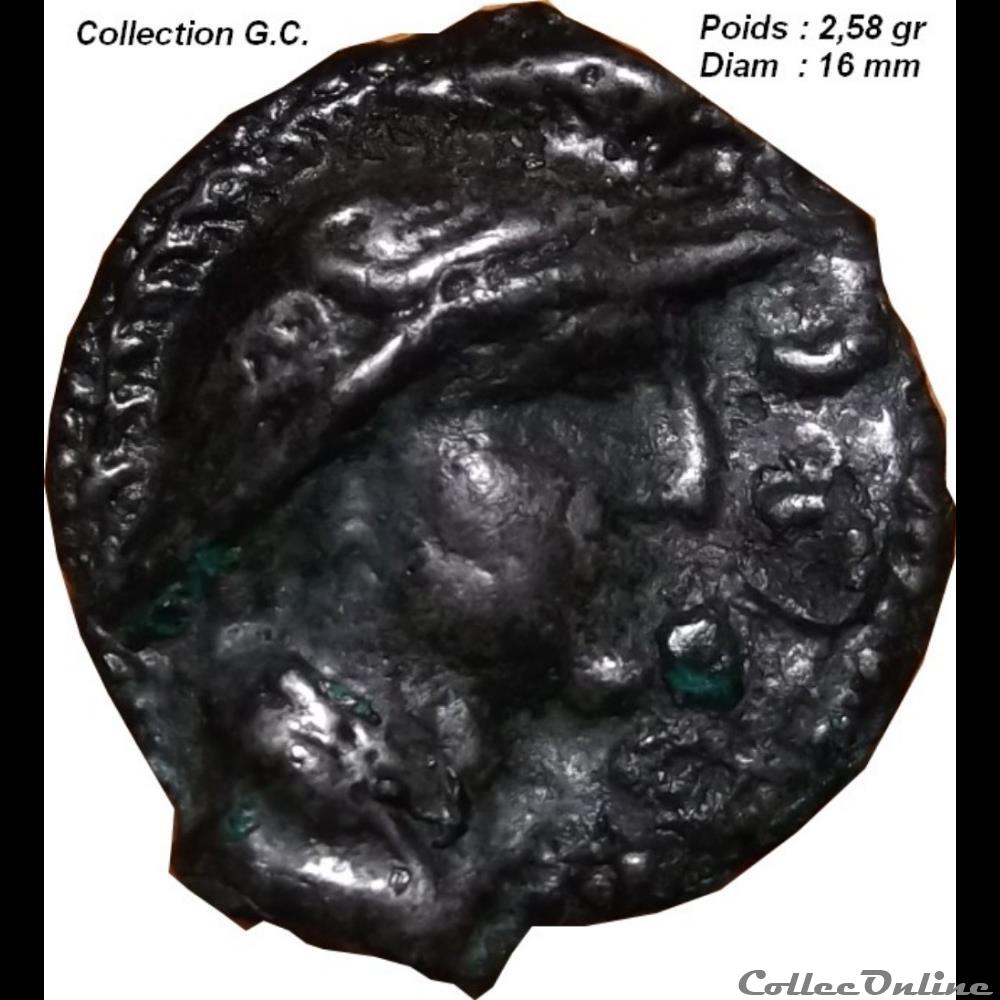 Potin " TOC TOC " au Lion Séquanes monnaie antique gauloise potin toc toc au lion sequanes
