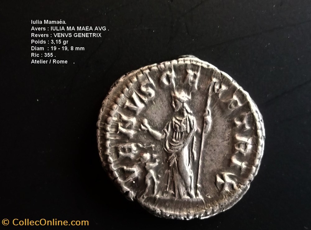 monnaies antiques romaines republicaines imperiales julia mamaea