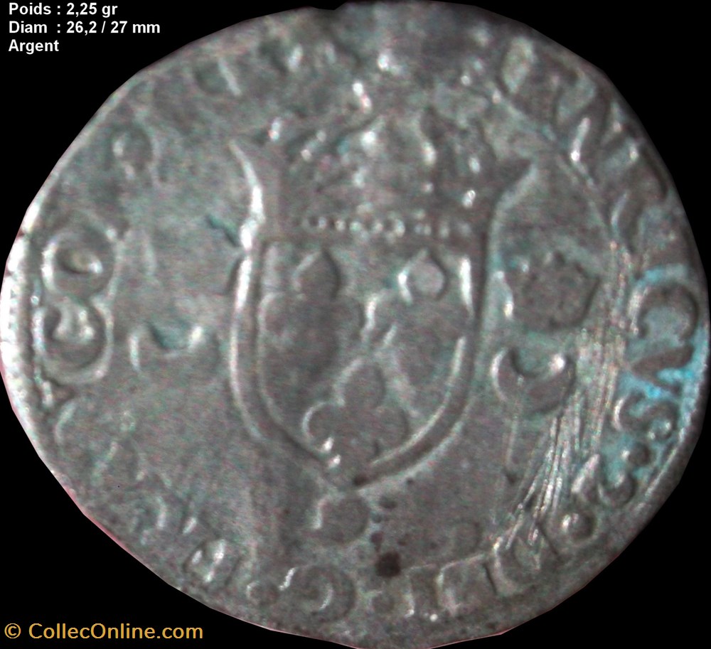 HENRI II Douzain aux croissants 1550 Rennes monnaies europe medievale france feodales henri ii douzain aux croissants 1550 rennes