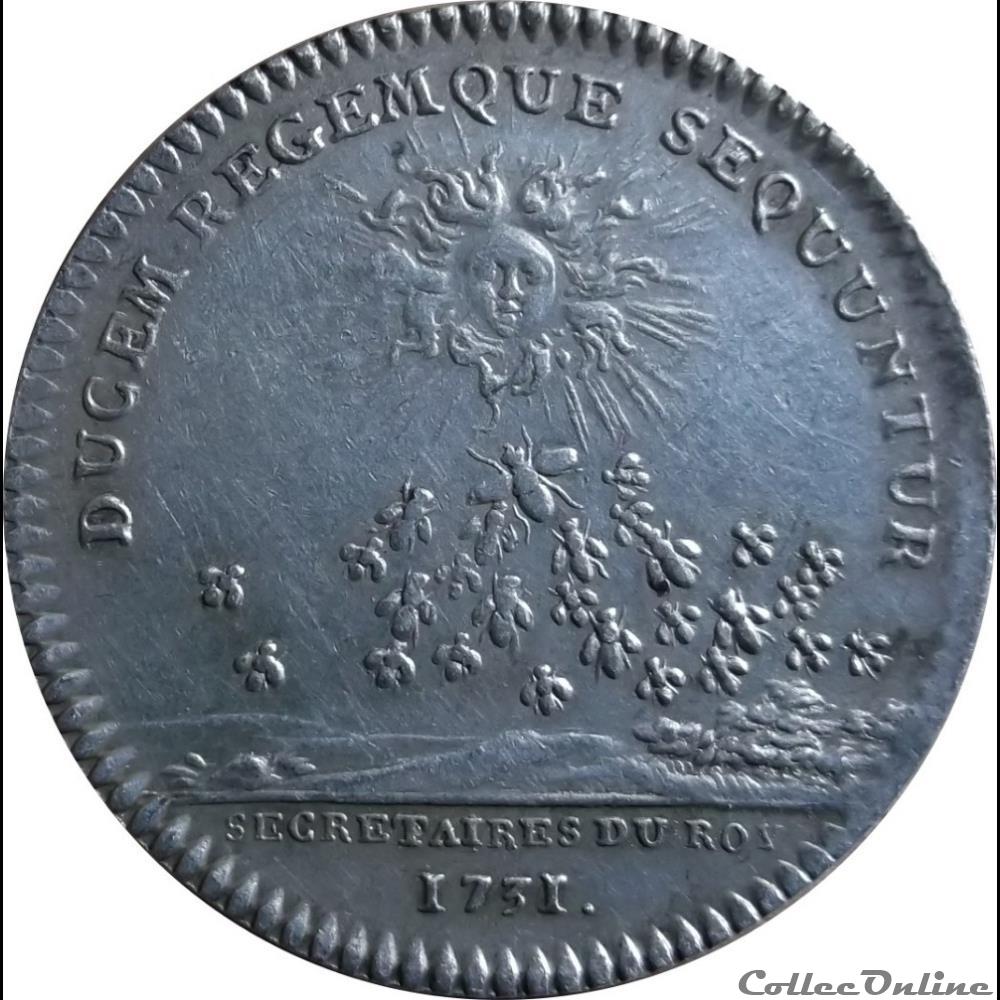 monnaie monde pologne secretaires du roi emission de 1740 1731