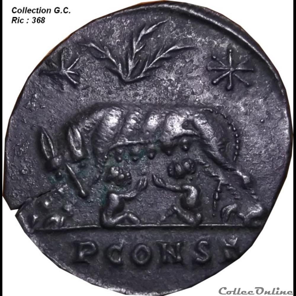 monnaie antique romaine rome les louves ric 368