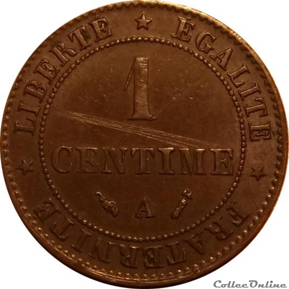 monnaie antique romaine 1 centime ceres 1893 a