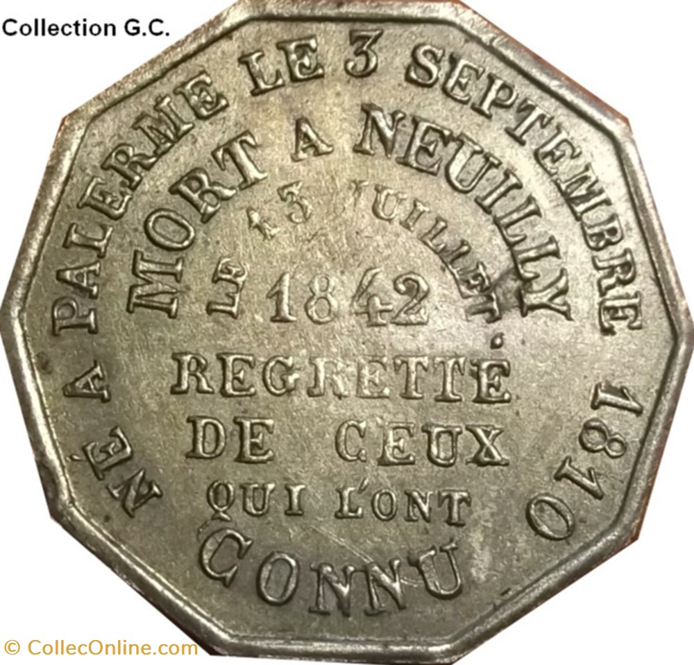monnaie monde pologne louis philippe ier ferdinand philippe duc orleans 1842