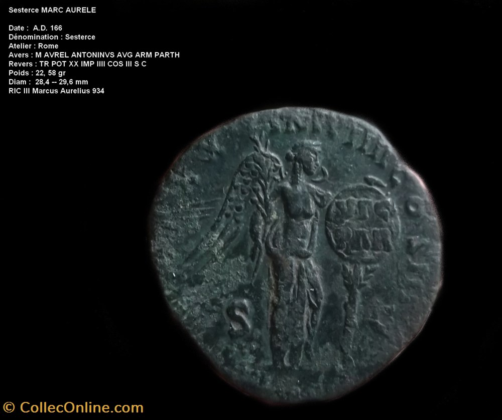 monnaies antiques romaines republicaines imperiales marc aurel sesterce