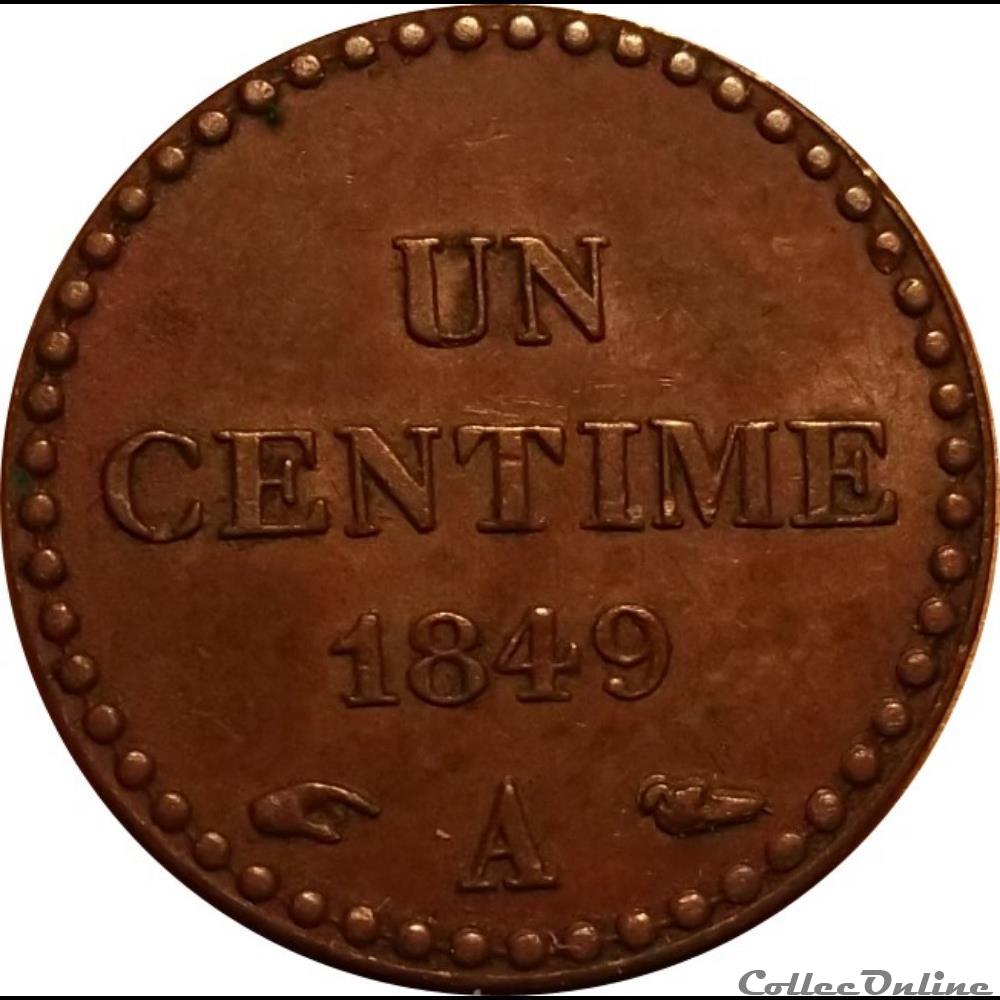 1 CENTIME DUPRE monnaie france moderne 1 centime dupre