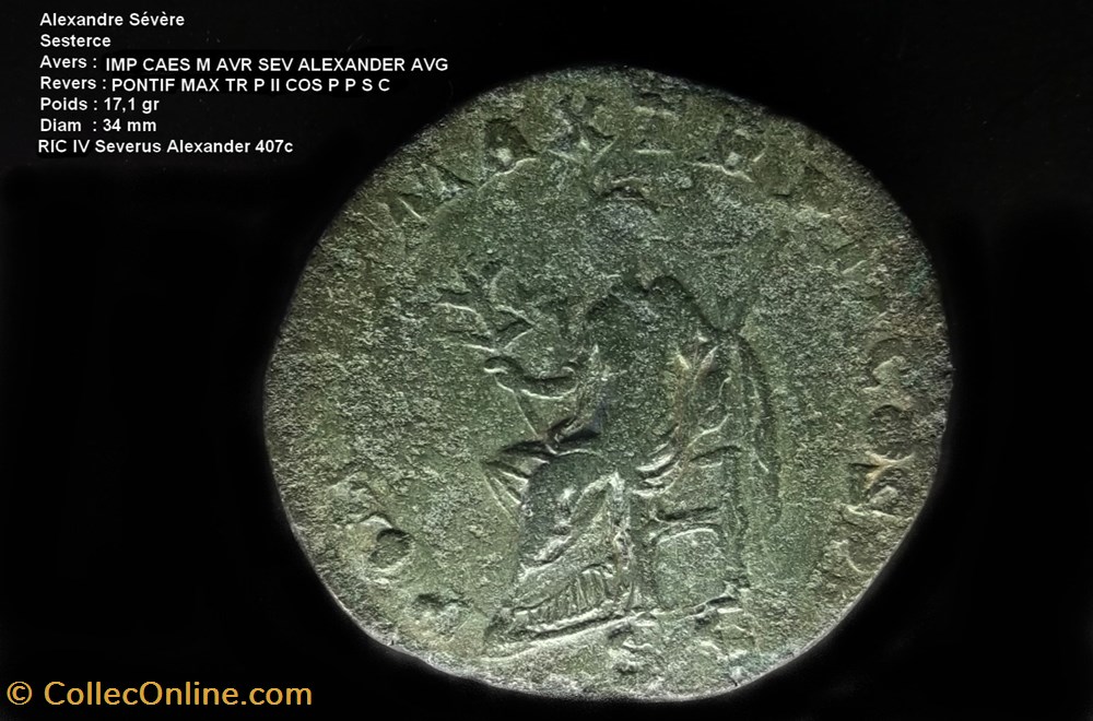 ALEXANDRE SEVERE monnaies antiques romaines republicaines imperiales alexandre severe