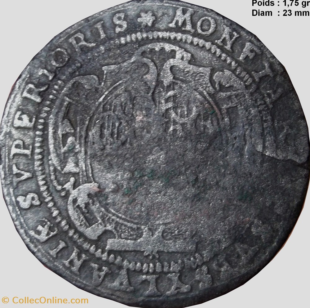 SUISSE - CANTON D'OBWALD 1/2 Batzen 1726 monnaies europe medievale suisse canton obwald 1 2 batzen 1726