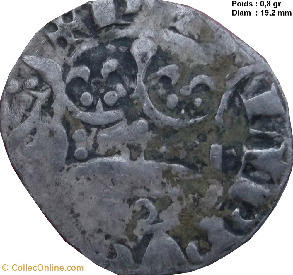 PHILIPPE VI DE VALOIS Double parisis, 1er type monnaies europe medievale france feodales philippe vi de valois double parisis 1er type