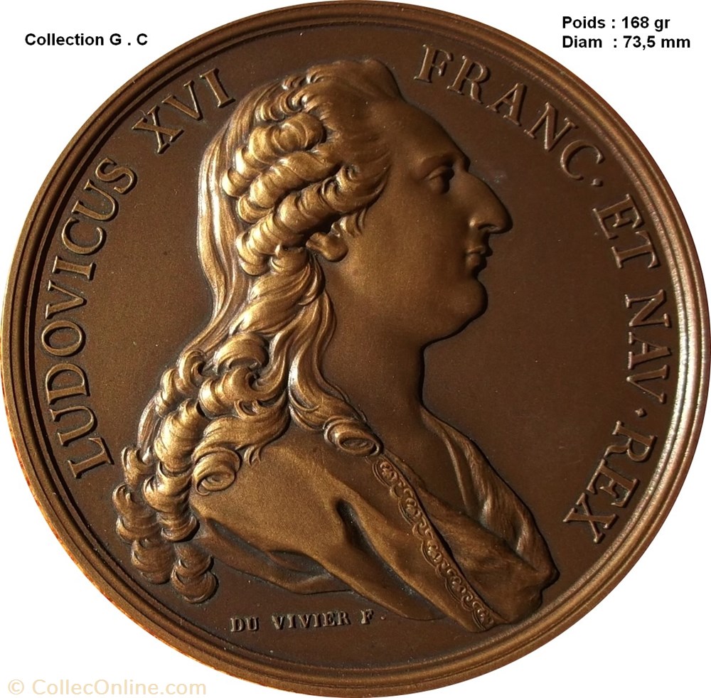 medaille france louis xvi marie antoinette