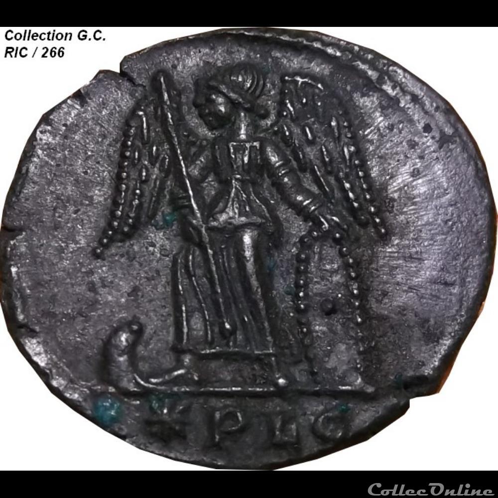 CONSTANTINOPOLIS RIC 266 monnaie antique av jc ap romaine constantinopolis ric 266