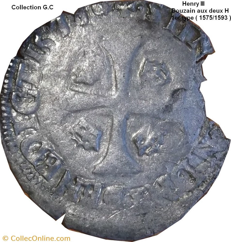 Douzain aux deux H monnaie france royale douzain aux deux h