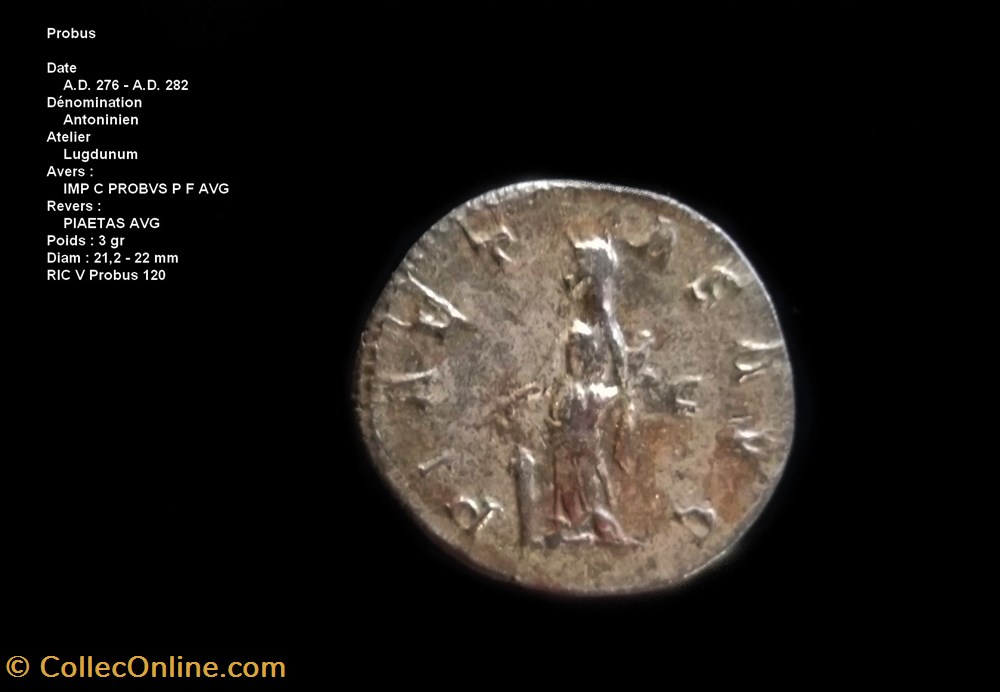 Probus RIC V Probus 120 monnaies antiques a romaines republicaines imperiales probus ric v probus 120