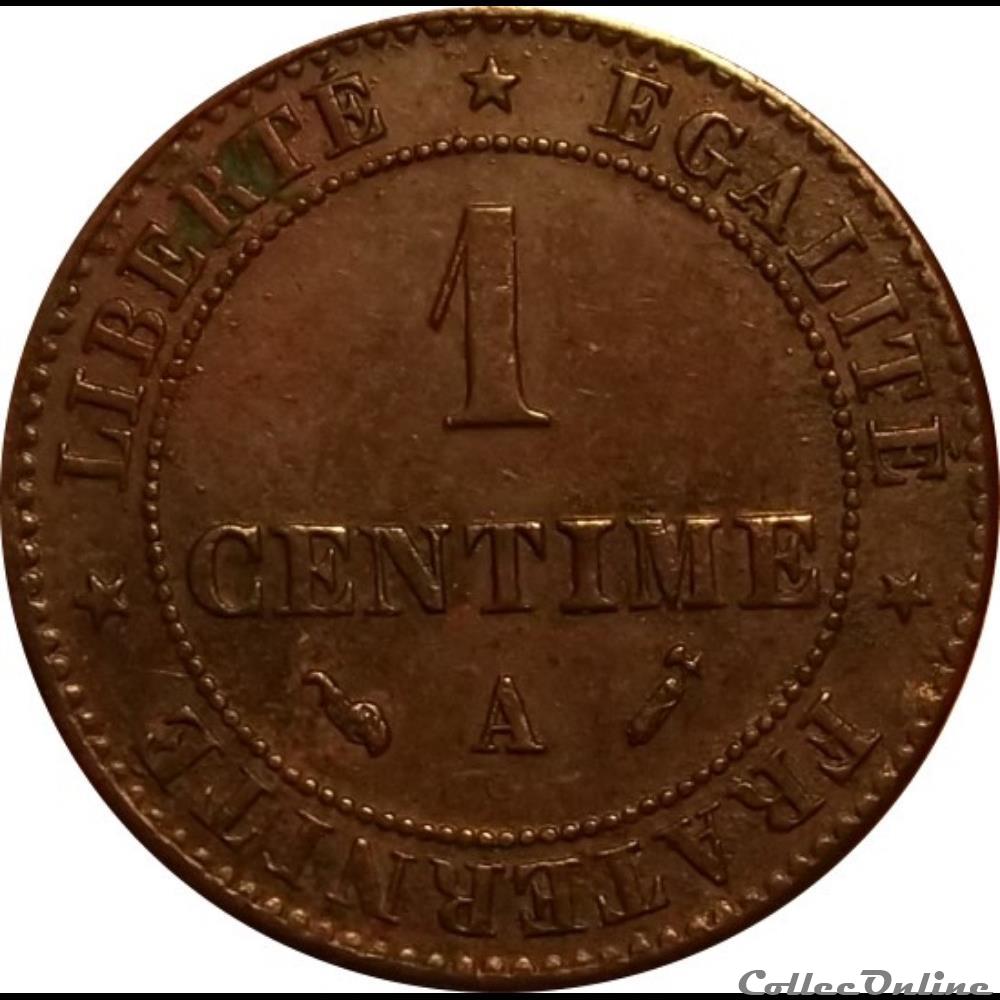 1 Centime Cérès 1895 A monnaie france moderne 1 centime ceres 1895 a