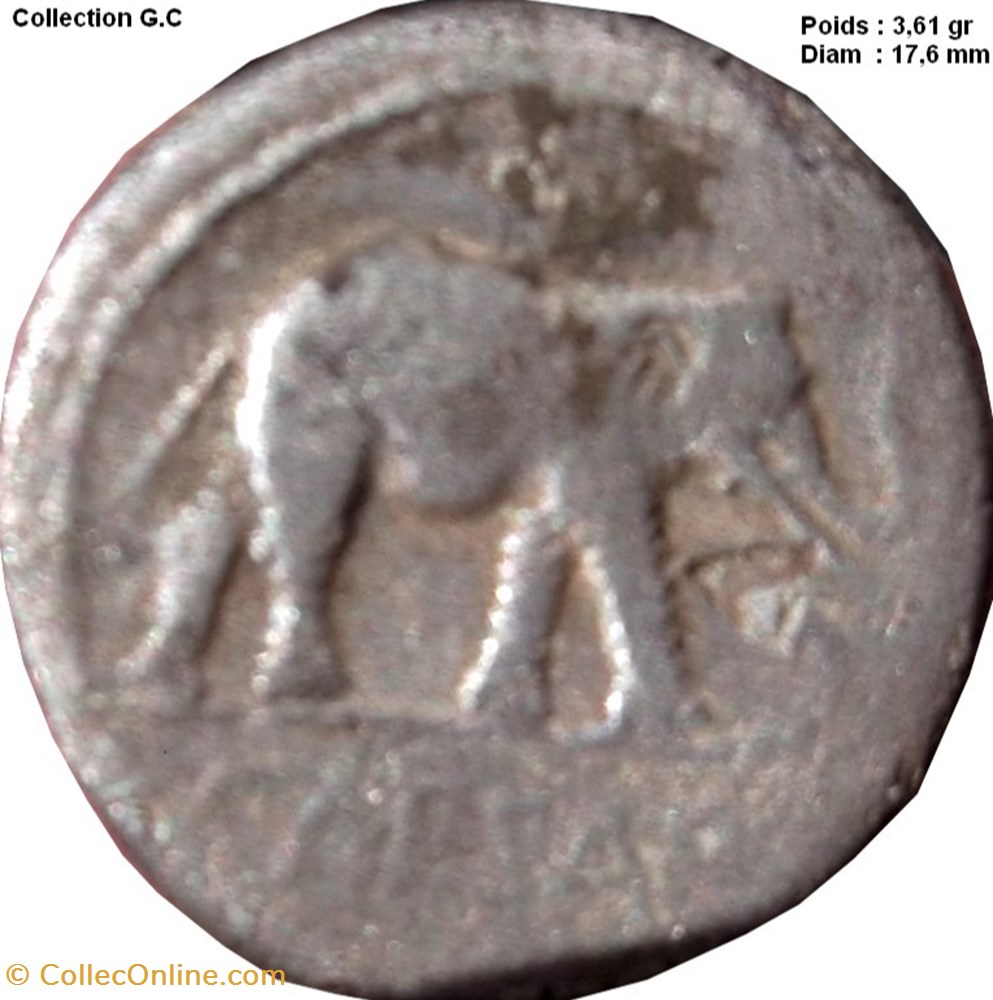 JULES CÉSAR Denier monnaies antiquite av jc ap romaines republicaines imperiales jules cesar denier