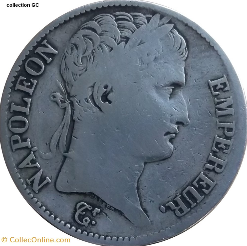 5 FRANCS NAPOLEON I 1808 A Paris monnaies monde france 5 francs napoleon i 1808 a paris
