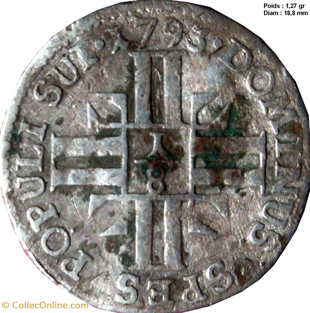 1/8 Gulden ou 5 Schilling 1793 Lucerne monnaies europe medievale a suisse 1 8 gulden ou 5 schilling 1793 lucerne