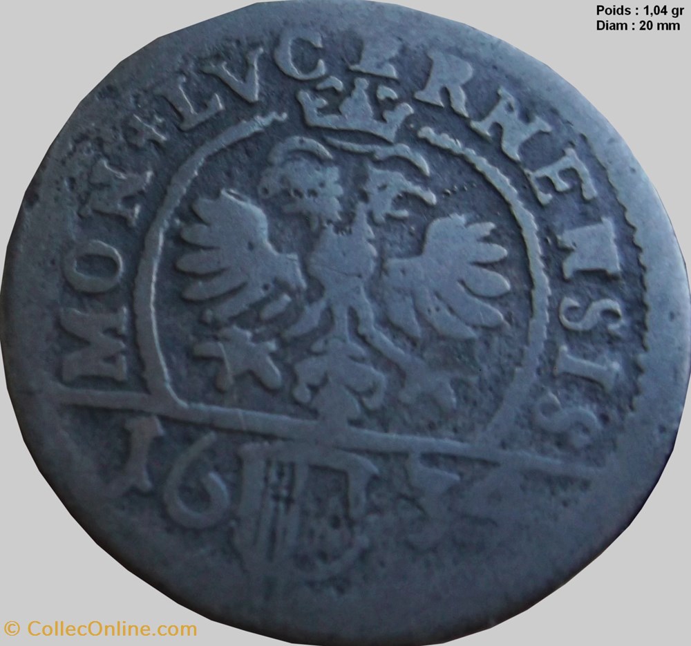 CANTON DE LUCERNE 1 Schilling 1638 monnaies europe medievale suisse canton de lucerne 1 schilling 1638