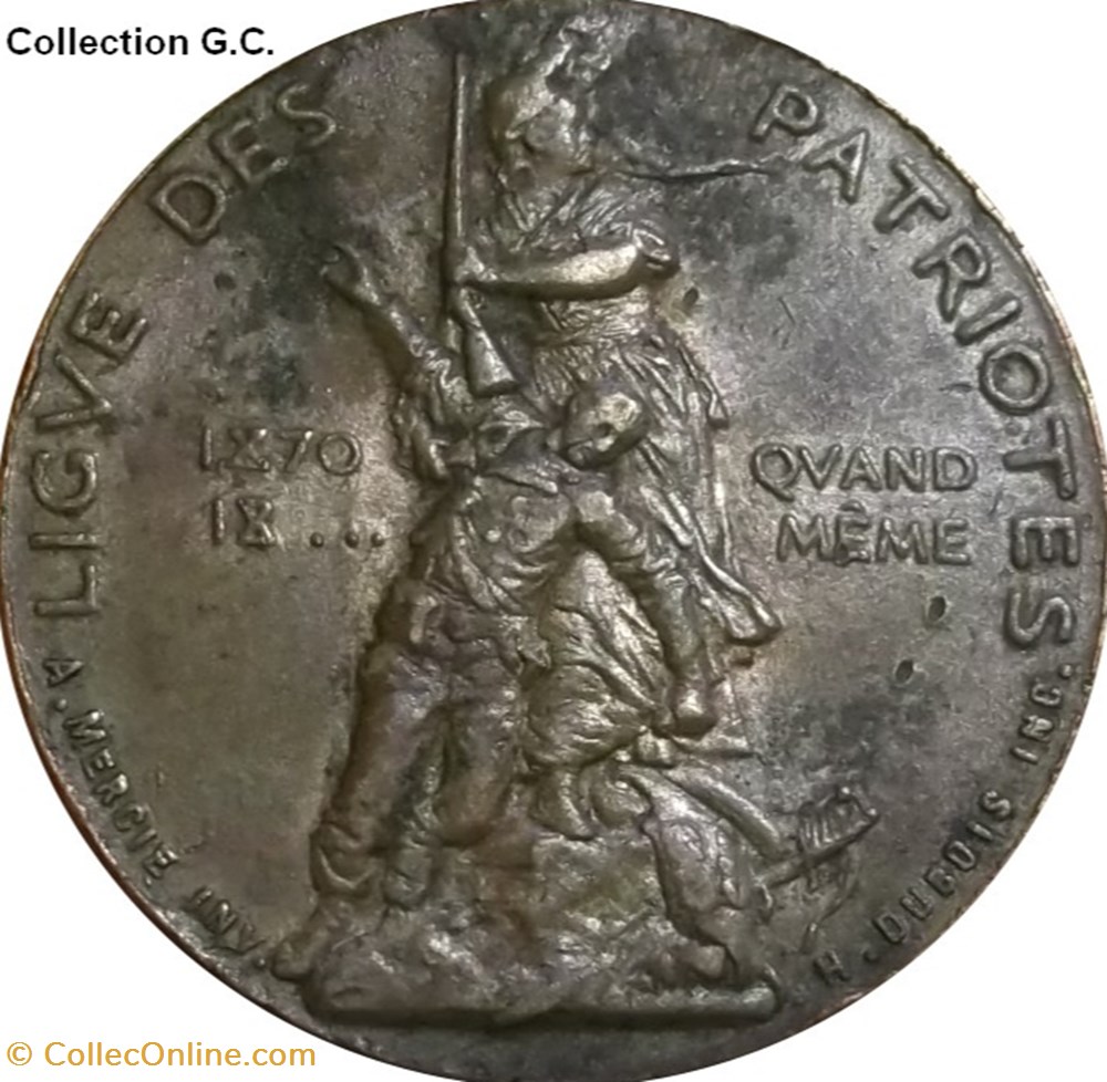 TROISIÈME RÉPUBLIQUE LIGUE DES PATRIOTES 1882 monnaie monde pologne troisieme republique ligue des patriotes 1882