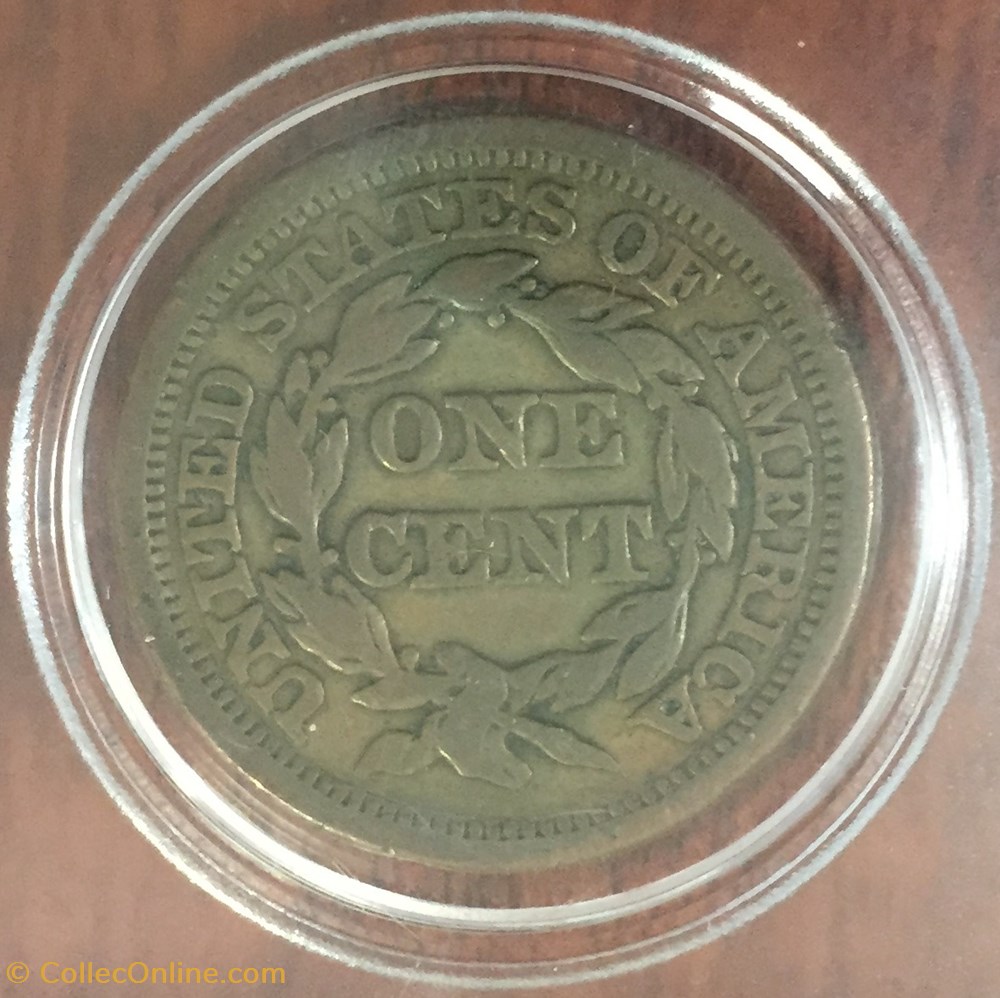 1855 LARGE CENT coins 1855 large cent