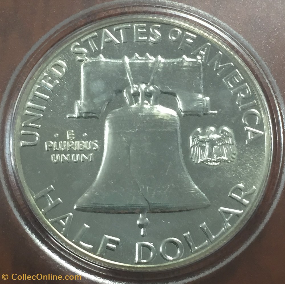 coins 1962 p proof franklin half dollar