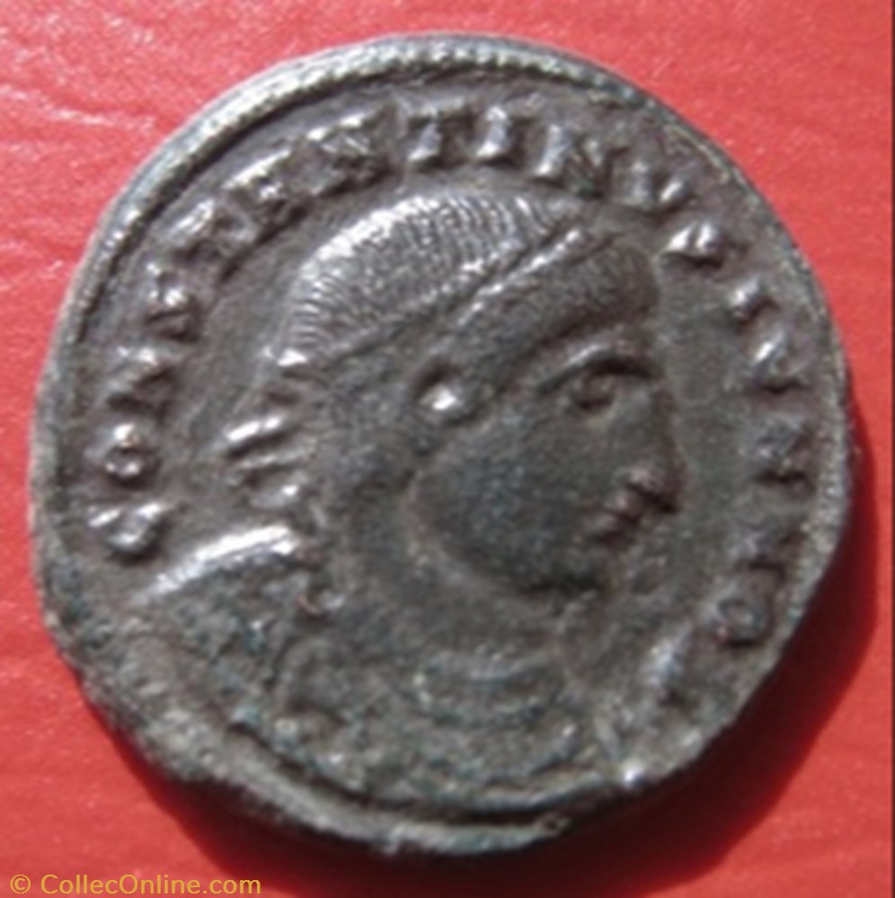 337-340 Constantine II /campgate - Heraclea coins ancient to romans imperial and republican 337 340 constantine ii campgate heraclea