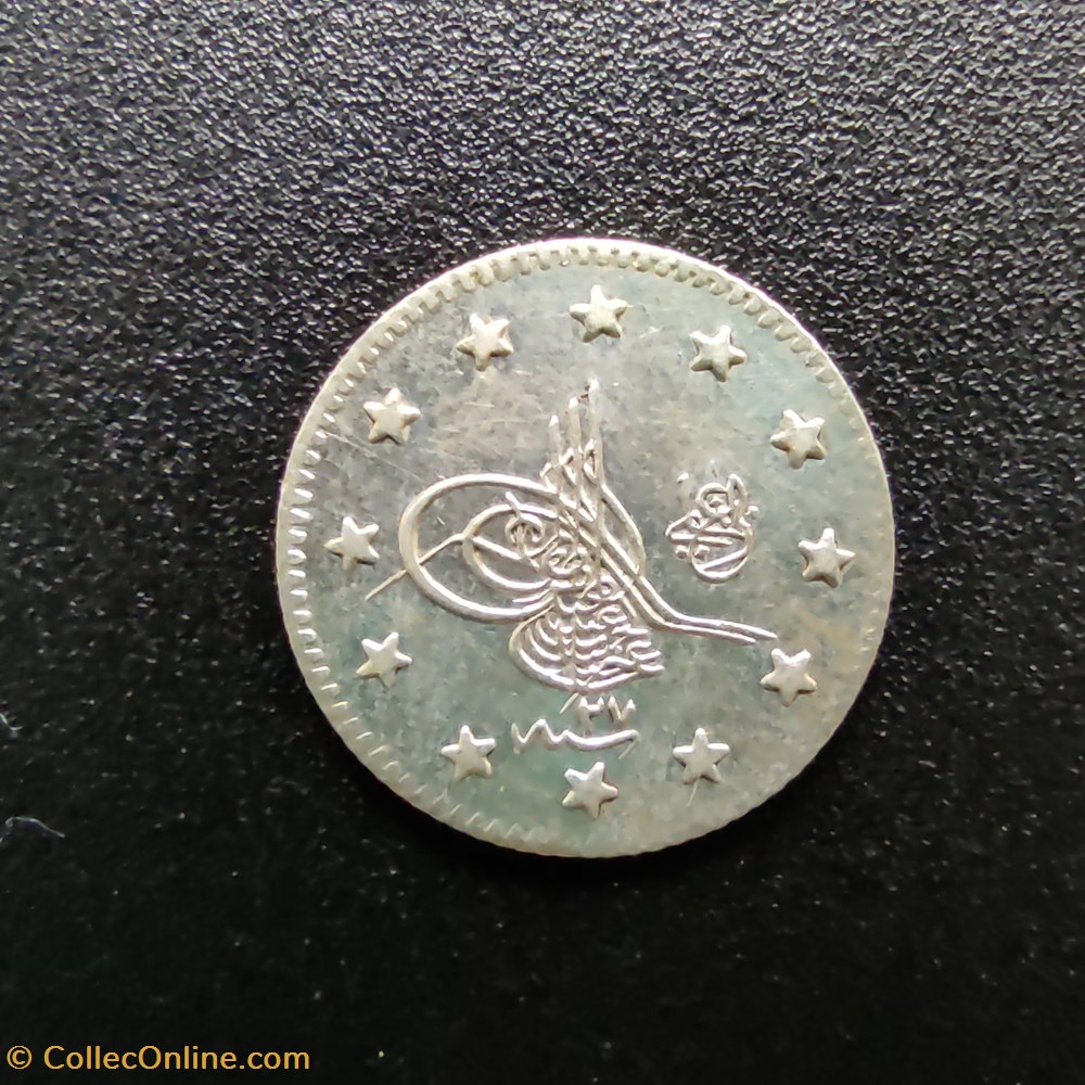 Abdul Hamid II. K1 1293/27 coins european medieval to ottoman empire abdul hamid ii k1 1293 27