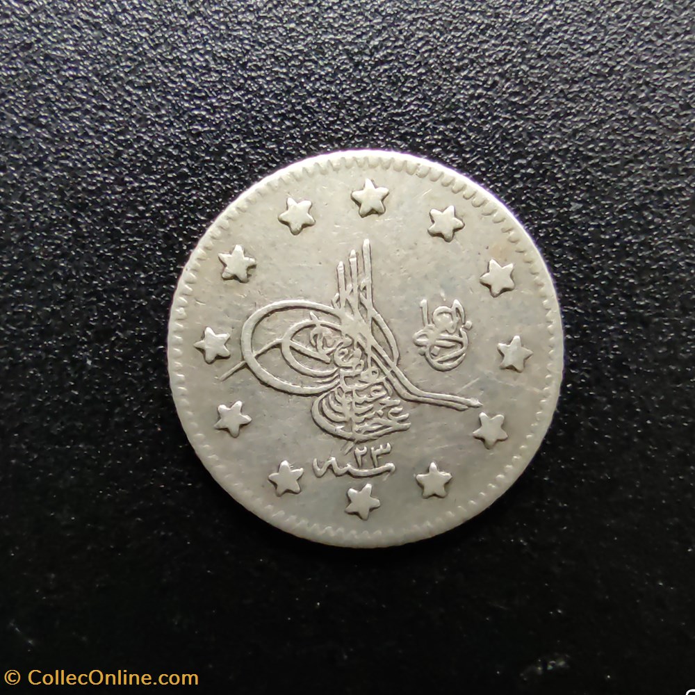 Abdul Hamid II. K1 1293/23 coins european medieval to ottoman empire abdul hamid ii k1 1293 23